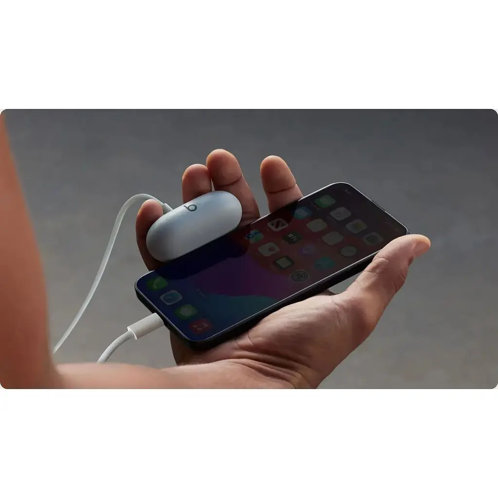 Наушники беспроводные Beats by Dr. Dre Solo Buds (MUVX3) фиолетовые - гарнитура стерео TWS - фото 9