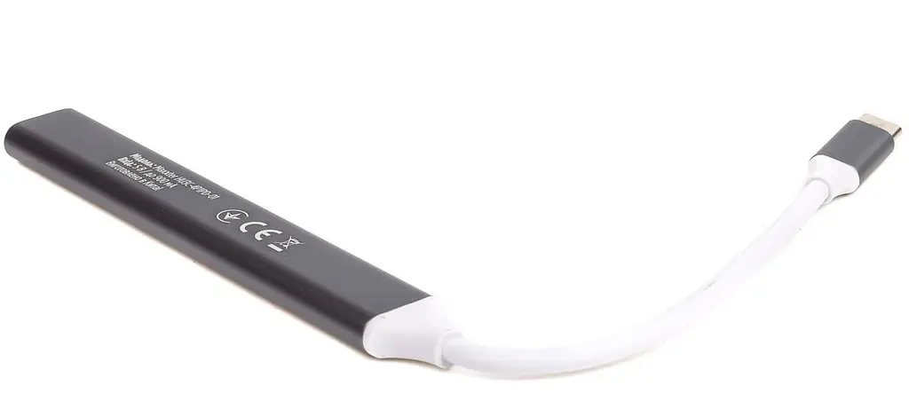 USB-Хаб Maxxter USB 3.0 HU3C-4P1PD-01 (HU3C-4P1PD-01) - фото 2