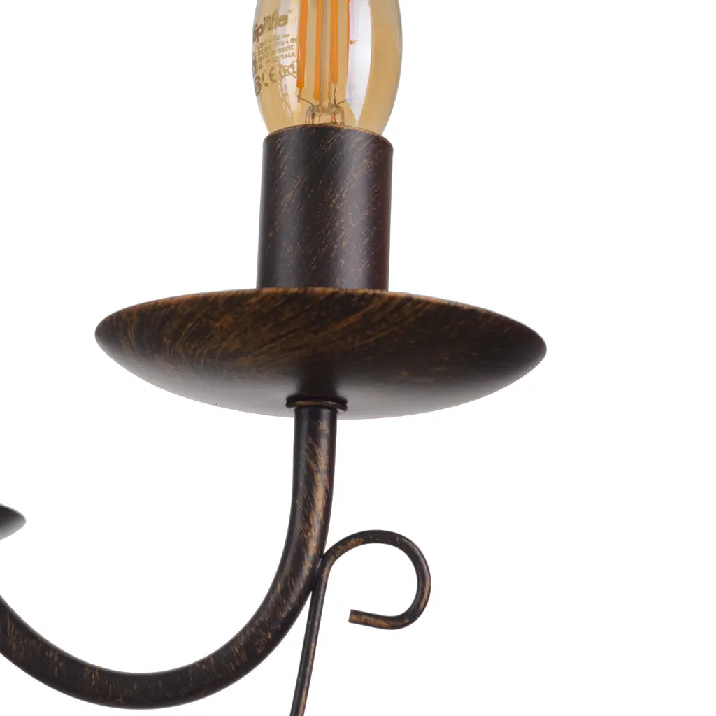 Люстра подвесная Brille свеча Е14 40W G (BCL-734S/5) - фото 7