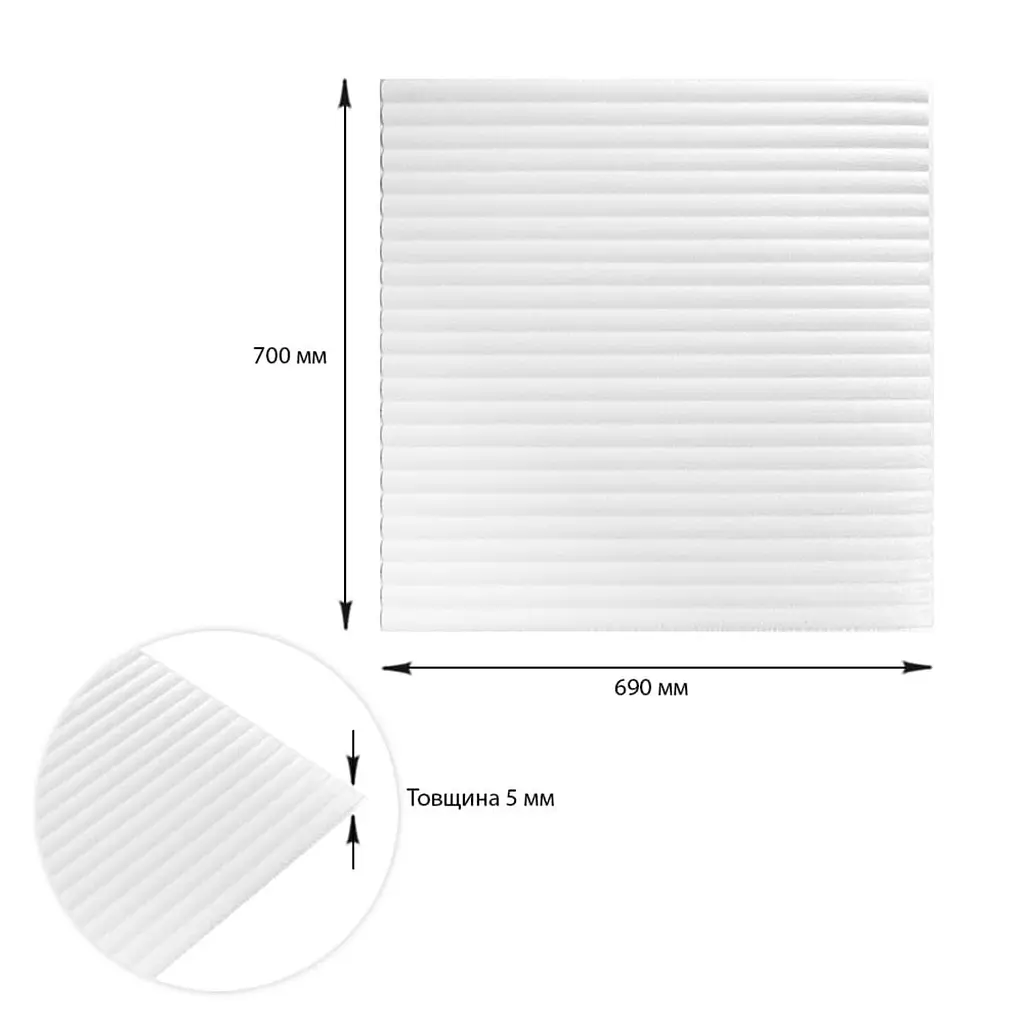 Панель 3D WHITE 700x700x4mm (D) SW-00001954 - фото 4