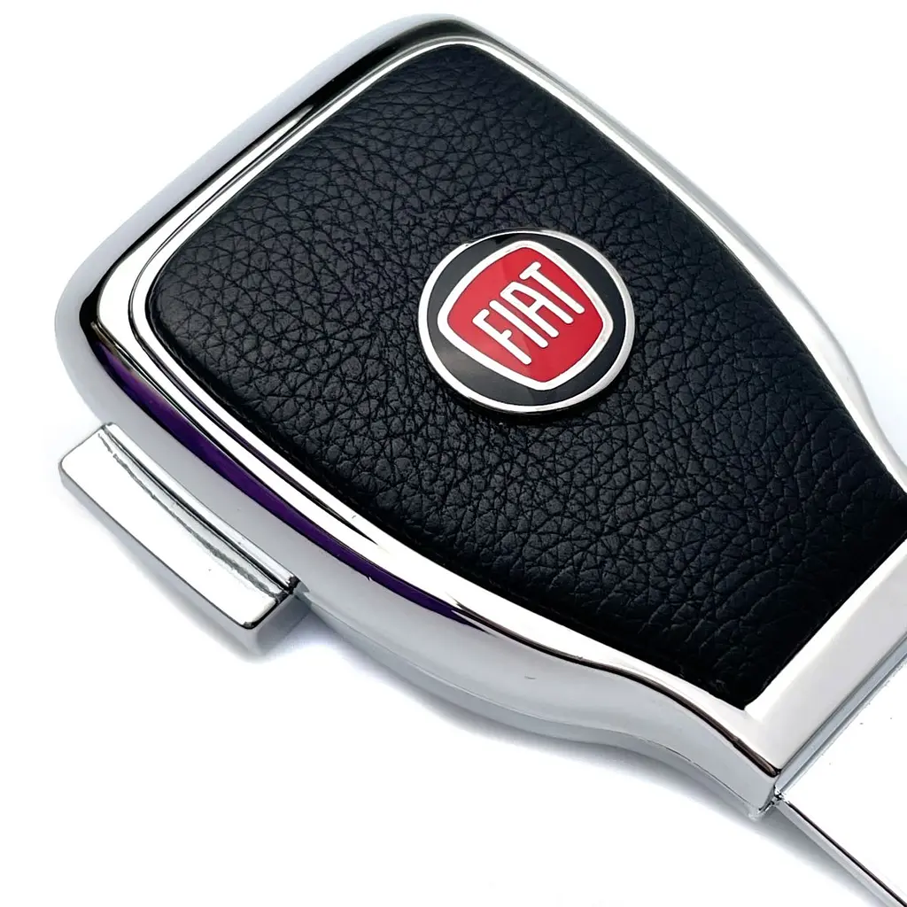 Заглушка перехідник ременя безпеки з логотипом Fiat 1 шт - фото 3