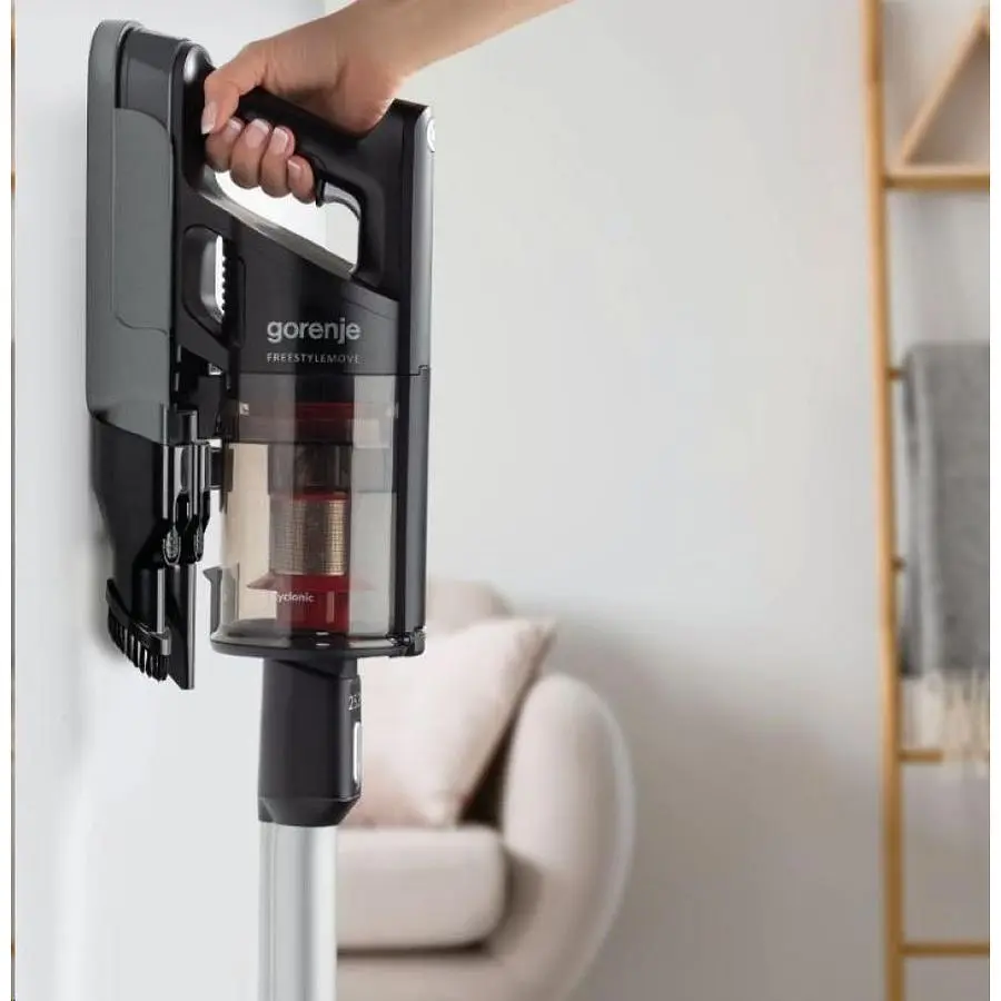 Пылесос аккумуляторный Gorenje SVC 252 FMBK черный (VC3931-GS) - фото 8