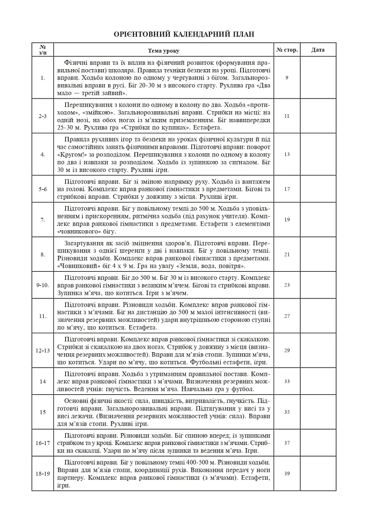 Фізична культура. 2 клас. Конспекти уроків - Руслана Богайчук - фото 2