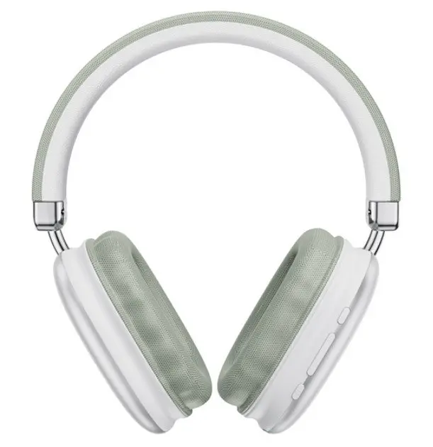 Наушники беспроводные накладные XO be45 Beiguo Headworn Bluetooth Earphones серебристые - фото 2