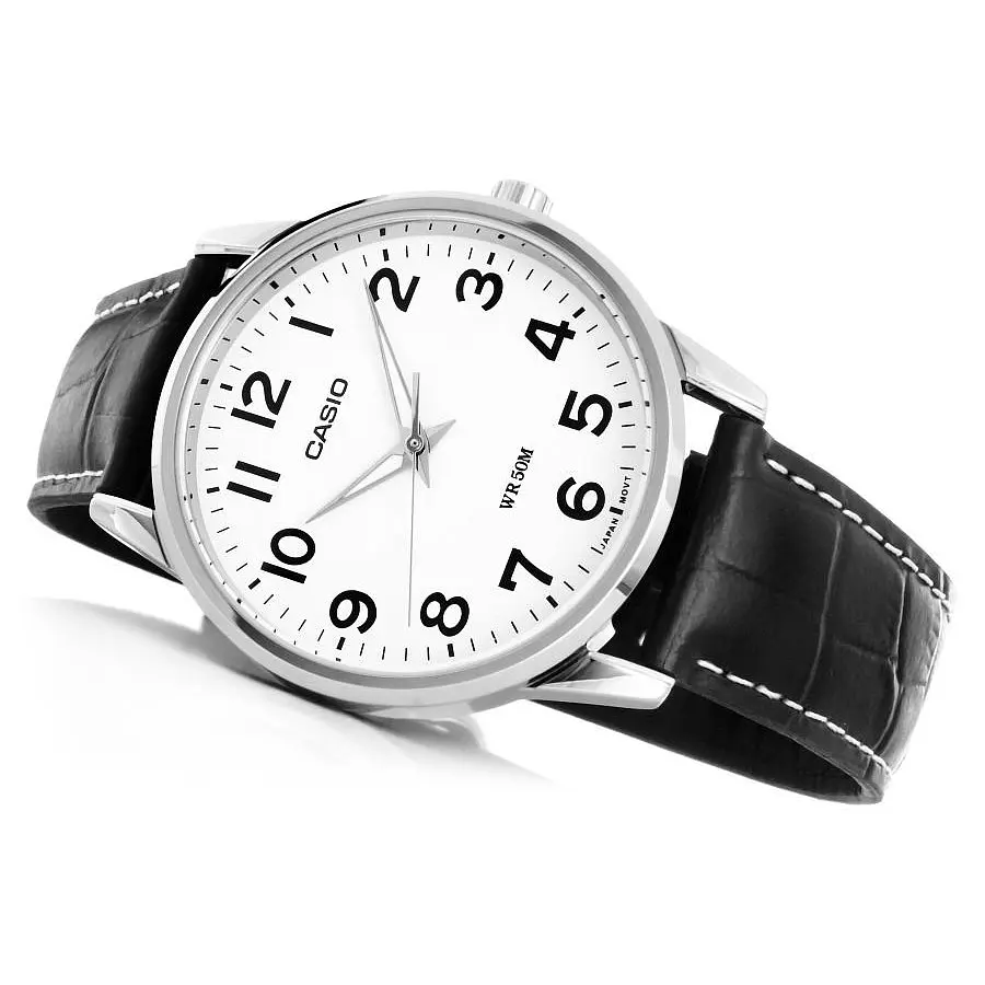 Годинники наручні чоловічі кварцові оригінальні Японія Casio Collection MTP-1303PL-7BVEF на шкіряному ремінці - фото 2