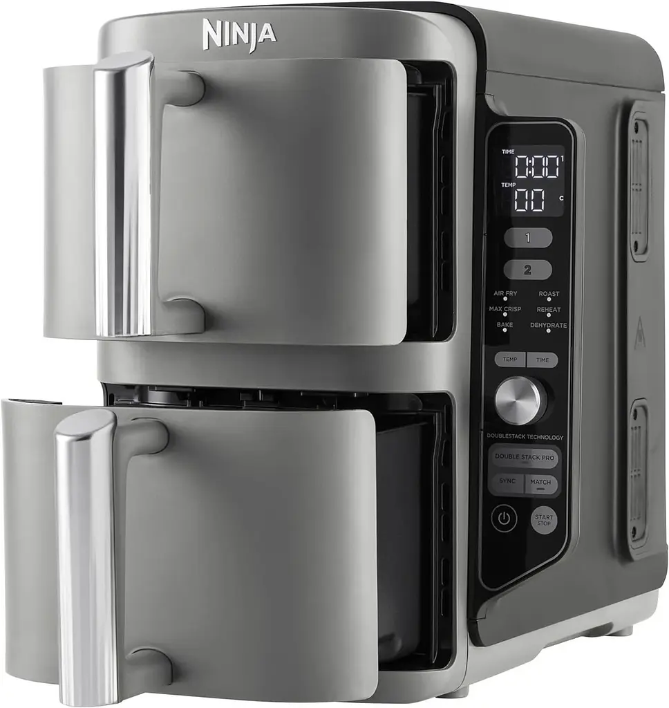 Мультипечь (аэрофритюрница) NINJA Double Stack XL 2-Level Air Fryer 9.5L (SL400EU) - фото 3