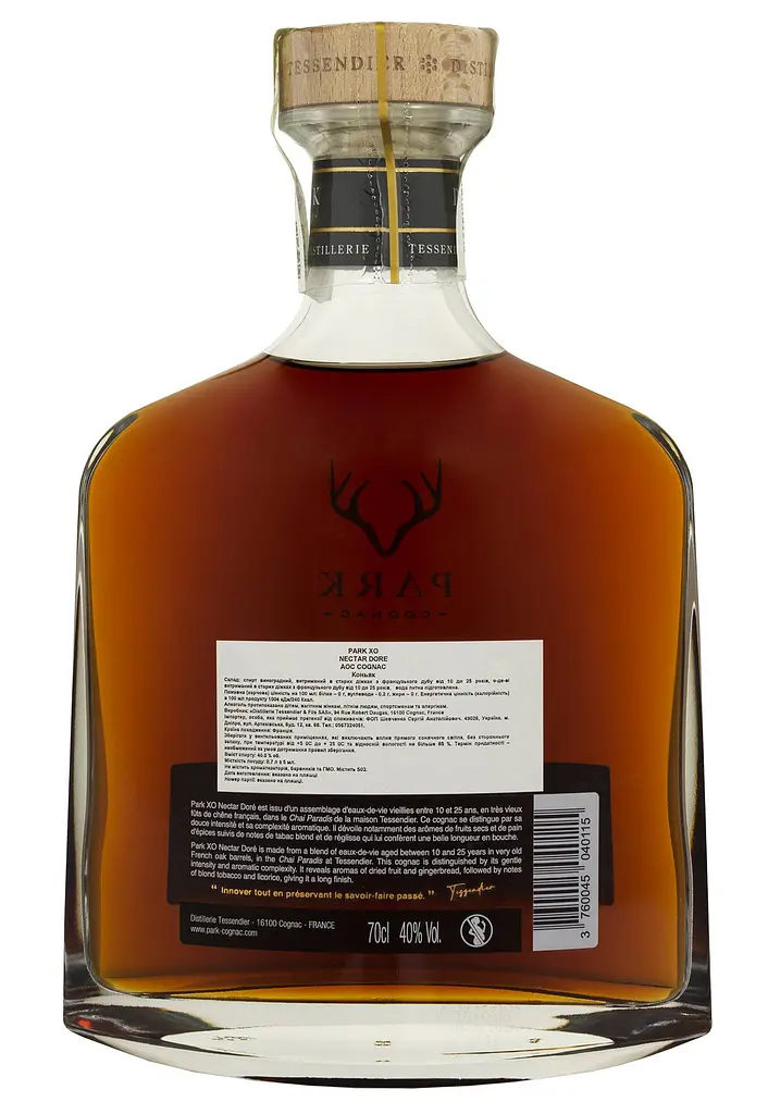 Коньяк Park Cognac XO Nectar Dore 40% 0.7 л в подарунковій упаковці - фото 3