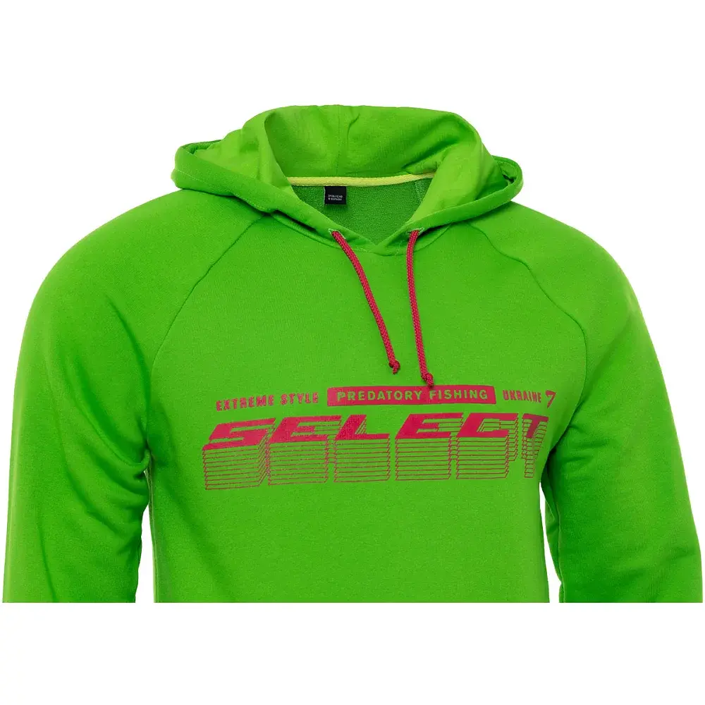 Реглан Select Hoodie Graded Logo XL Lime - фото 2
