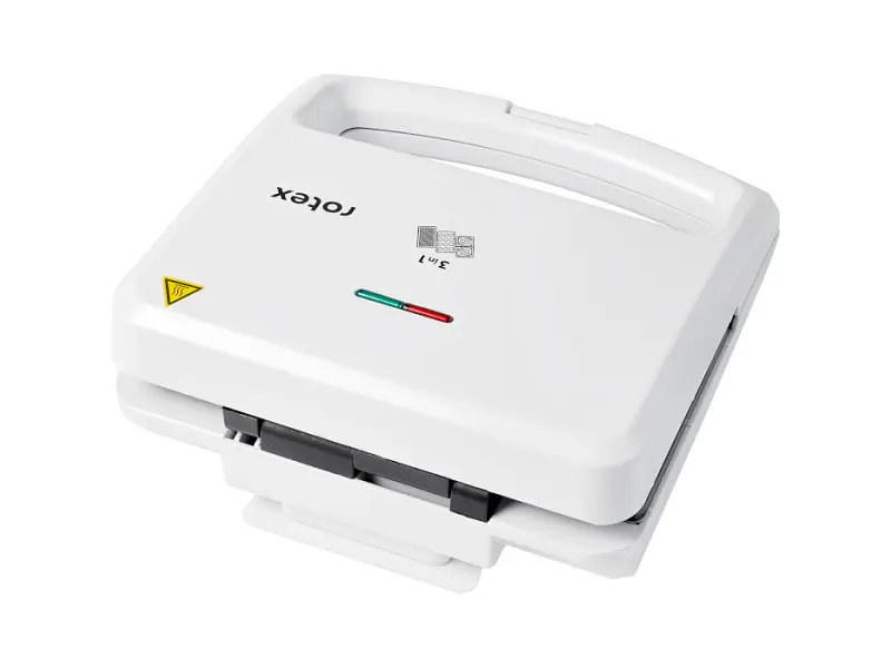 Мультимейкер (Бутербродниця-Вафельниця-Гриль) Rotex RSM220-W - фото 3