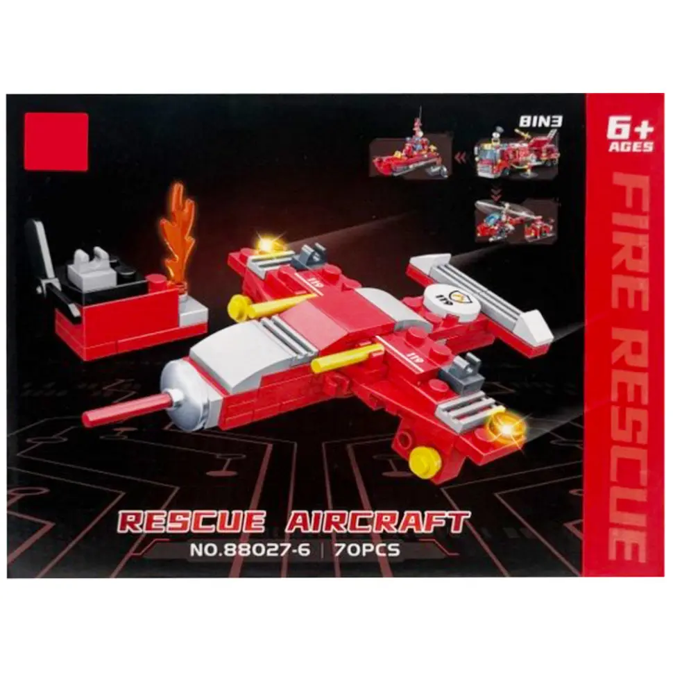 Дитячий конструктор "Fire Rescue" 88027-6, 70 деталей