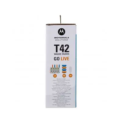 Портативная рация Motorola TALKABOUT T42 Quad Pack (B4P00811MDKMAQ) - фото 7