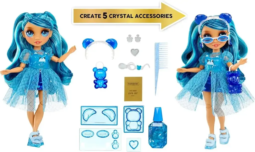 Лялька Скайлер Бредшоу Рейнбоу Хай Креативні кристали Rainbow High Skyler Bradshaw Creative Crystals 28 см (SKU-183) - фото 3