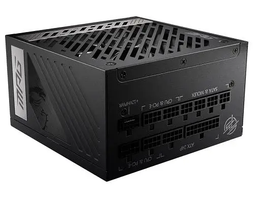 Блок живлення 1000 Вт, MPG A1000G PCIE5, Black, модульний MSI teh0028956