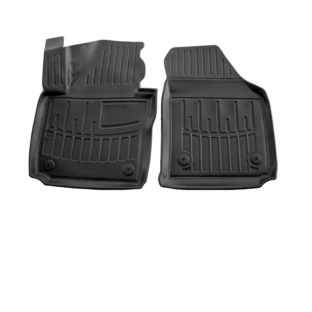 Передні 3D килимки для Volkswagen Caddy III (2K) 2003-2020 / Високий борт