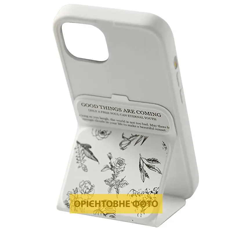 Чохол TPU Panel Stand для Apple iPhone 17 (6.3") Floral Sketch - фото 2