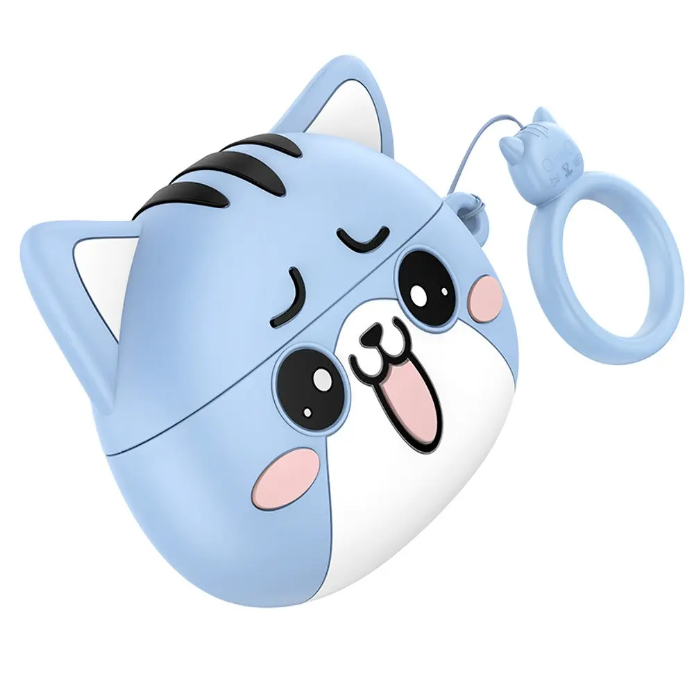 Наушники беспроводные Hoco TWS EW48 вакуумные glacier cat - фото 2