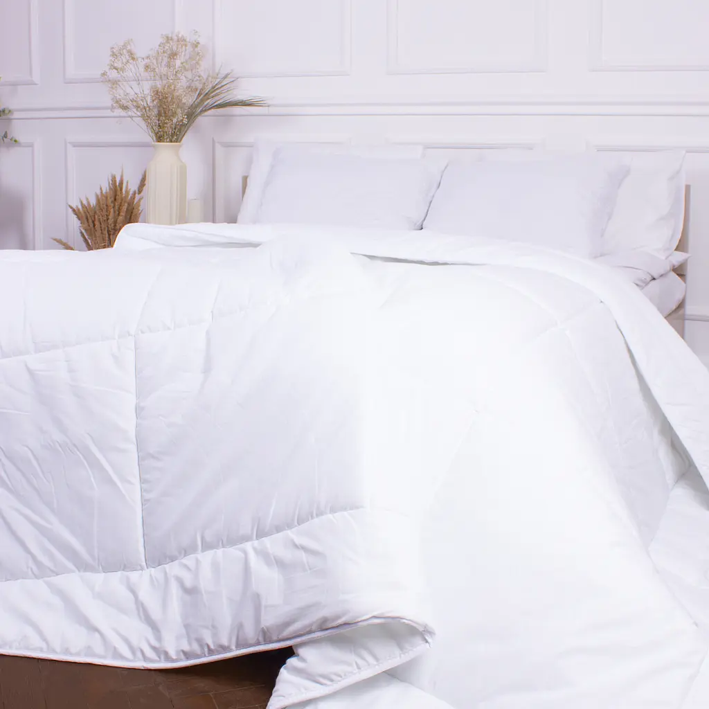 Ковдра дитяча MirSon Bianco EcoSilk №1302 антиалергенна зимова 110x140 см біла (237053881) - фото 6