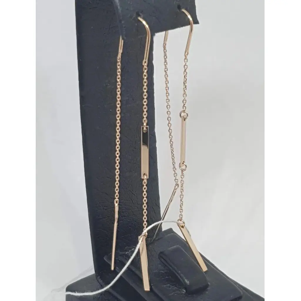 Золоті сережки-протяжки Tango. 580110 - фото 3