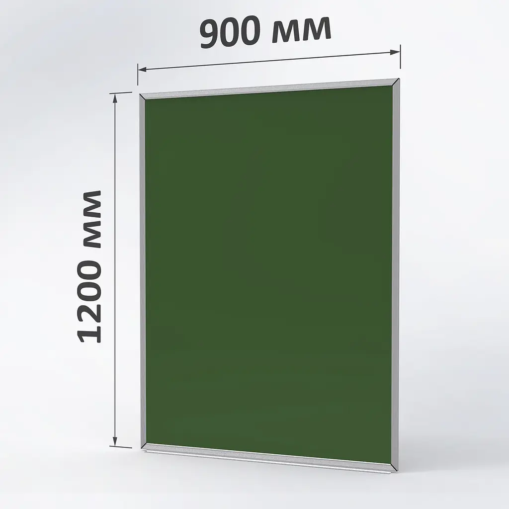 Крейдяна зелена дошка ТСО 1200х900 мм (вертикальна) - фото 1