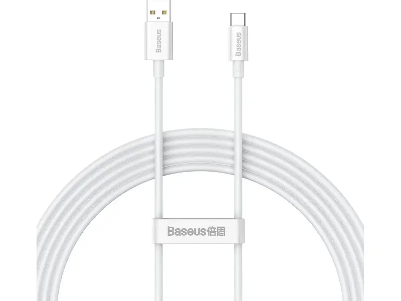 Кабель BASEUS Superior Series USB Cable to USB-C Fast Charging Data 100W 1.5m White (P10320102214-02)