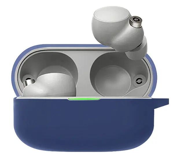 Чохол-накладка DK Silicone Candy Friendly із карабіном для Sony WF-1000XM4 (dark blue) - фото 6