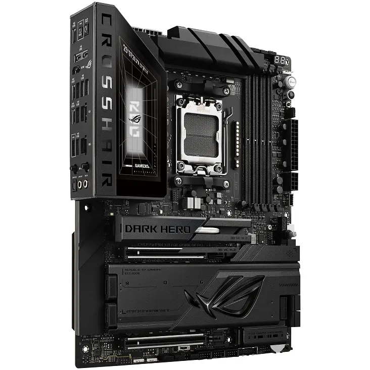 ASUS Материнська плата ROG CROSSHAIR X870E DARK HERO sAM5 X870E 4xDDR5 M.2 HDMI USB Type-C Wi-Fi BT ATX - фото 5