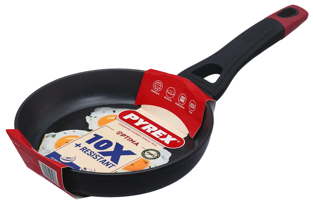 Сковорода Pyrex Optima 20 см класична kuh0016677 - фото 2