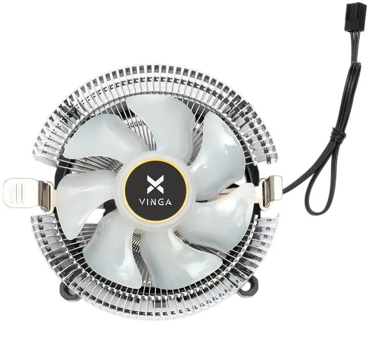 Повітряне охолодження Vinga Q6 RGB Black - фото 2