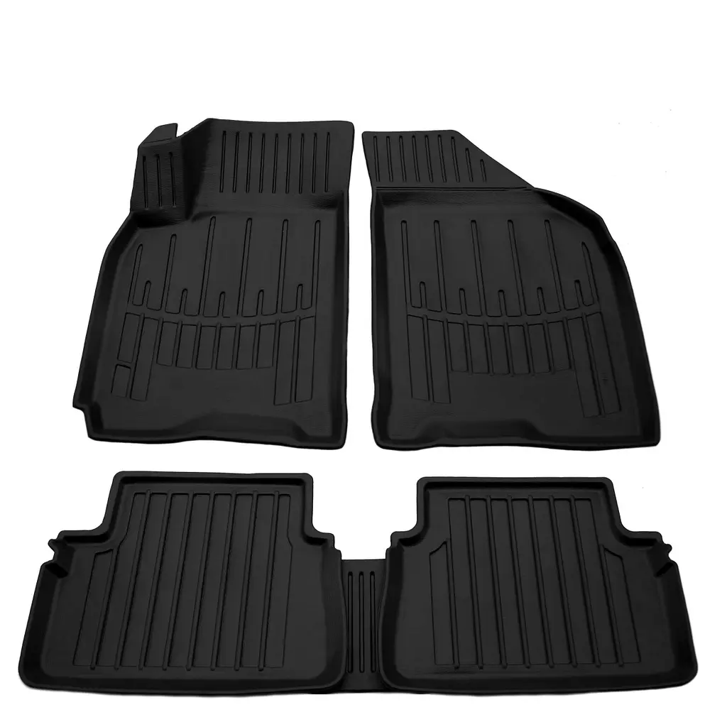 Автомобільні 3D килимки в салон для Daewoo Gentra 2013- / Високий борт