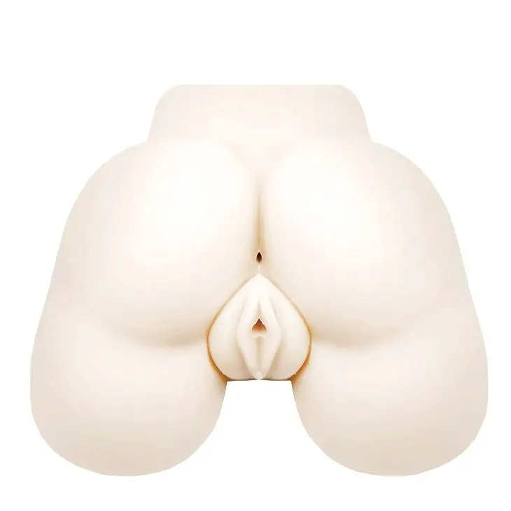 Мастурбатор Baile Pussy Anal Double Tunnels Vibrat. Eggs з вібрацією, 19 см (тілесний) - фото 5