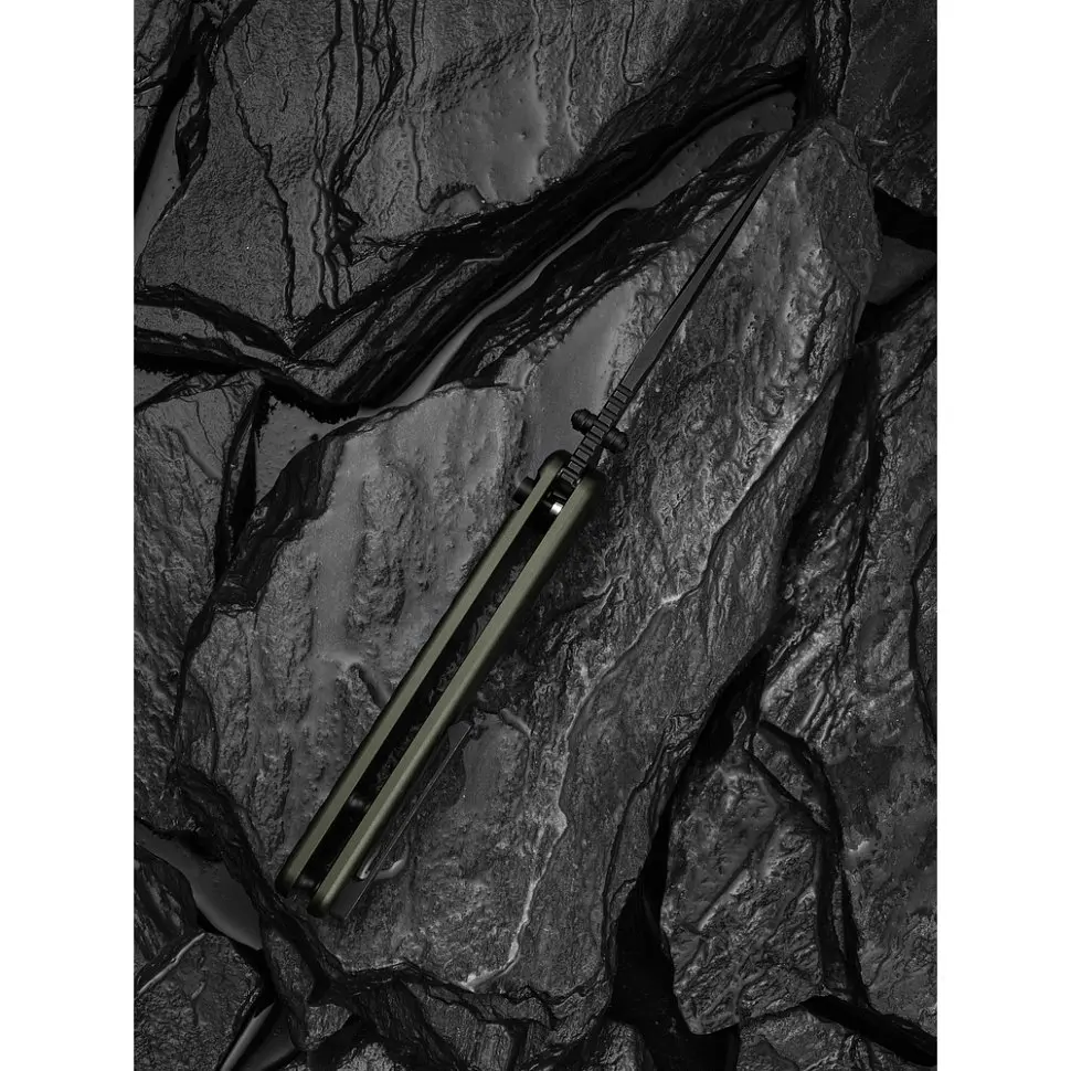 Ніж складаний туристичний Civivi Iron Tide (8.2 см) 14C28N / Aluminum зелений - фото 11