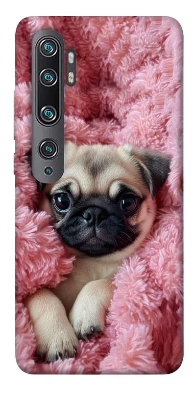 TPU чохол Demsky Мопс у ніжностях для Xiaomi Mi Note 10 / Note 10 Pro / Mi CC9 Pro