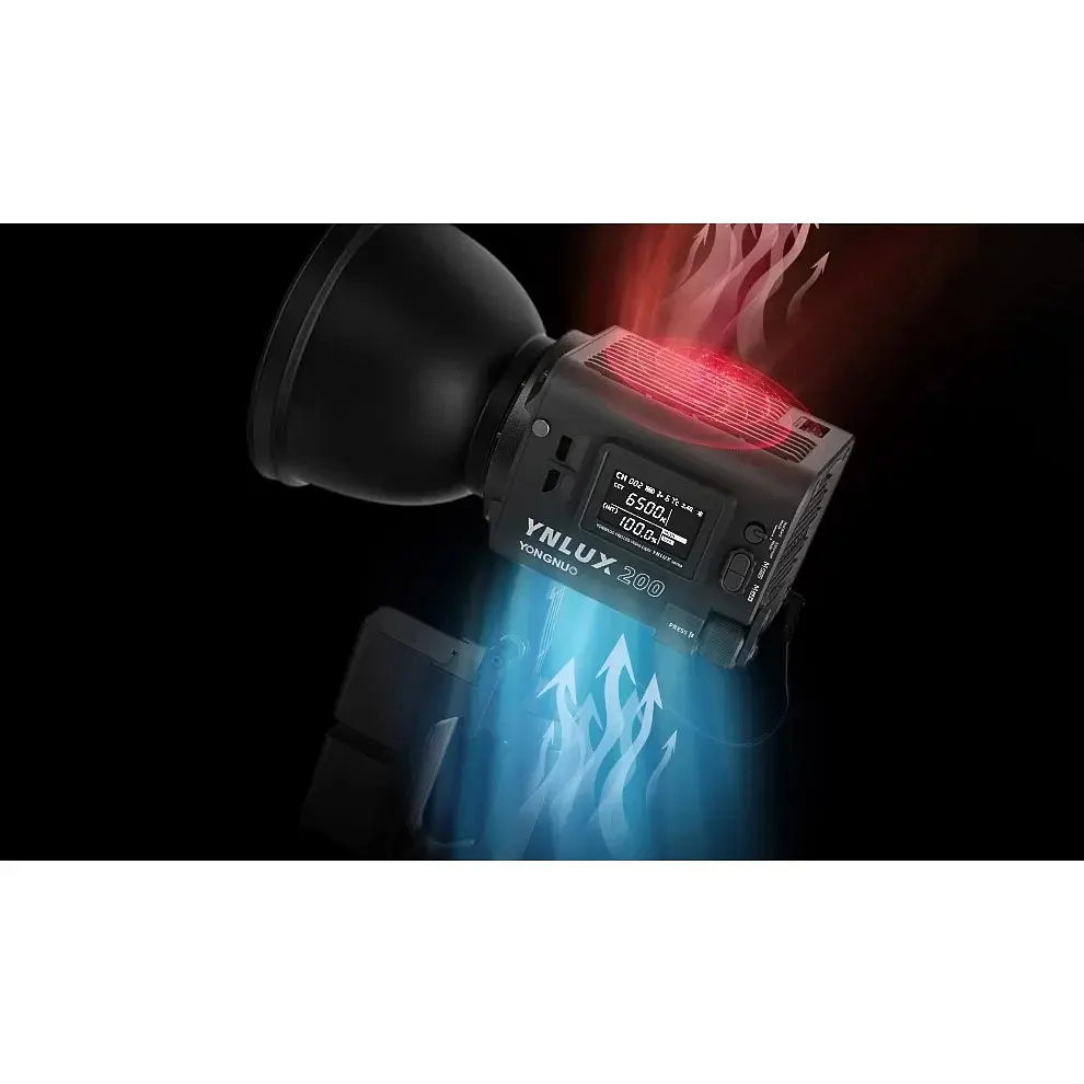 Студийный светильник Yongnuo YNLUX200 LED Bi-Color 200W 2700-6500К [105636] - фото 4