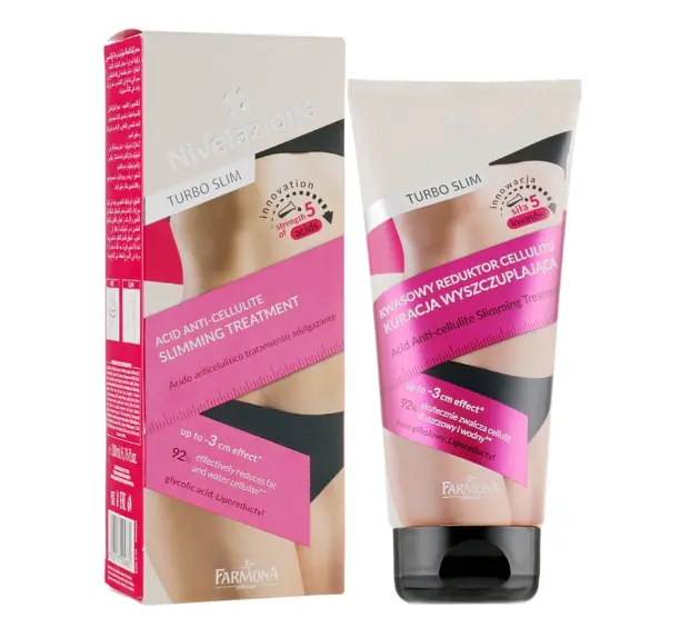 Антицелюлітний засіб для схуднення Farmona Nivelazione Turbo Slim Acid Anti-Cellulite Slimming Treatment 200 мл (5900117004661) - фото 2