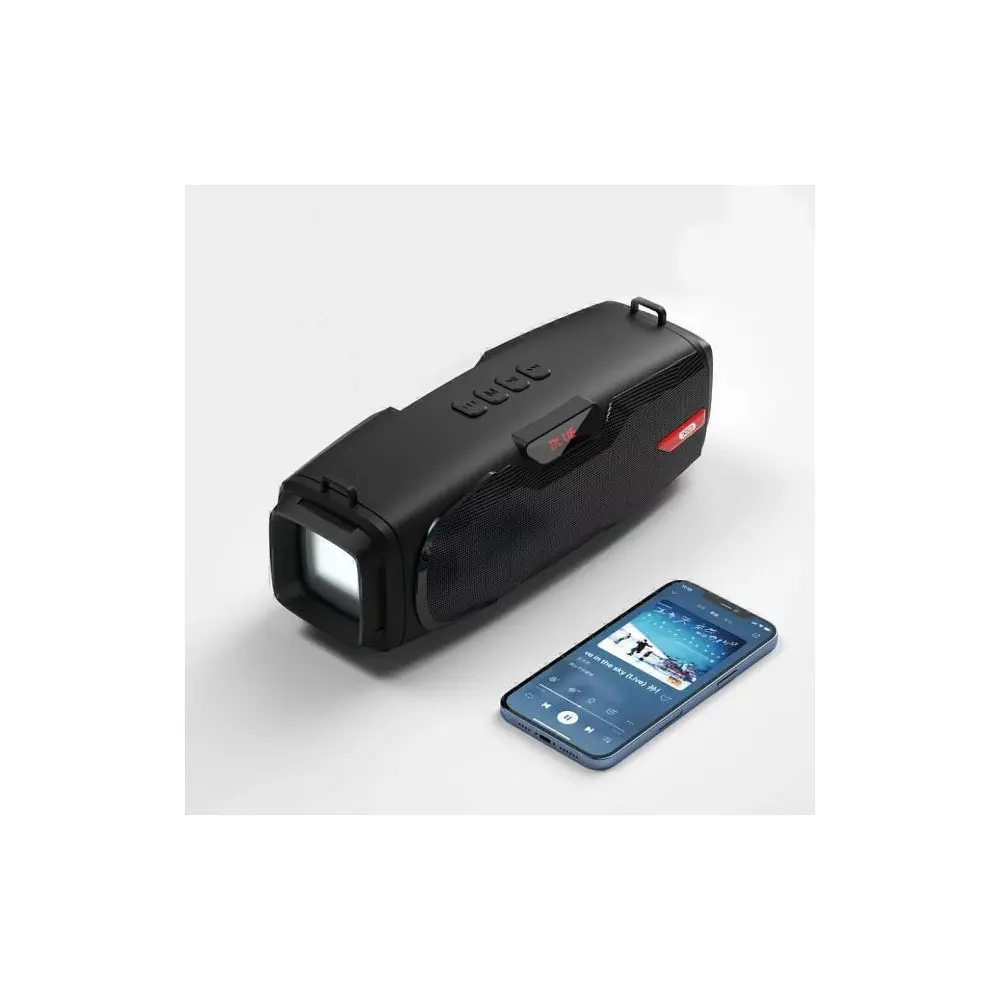 Портативна акустика XO F33 LED екран Bluetooth із мікрофоном у комплекті бездротова - фото 2