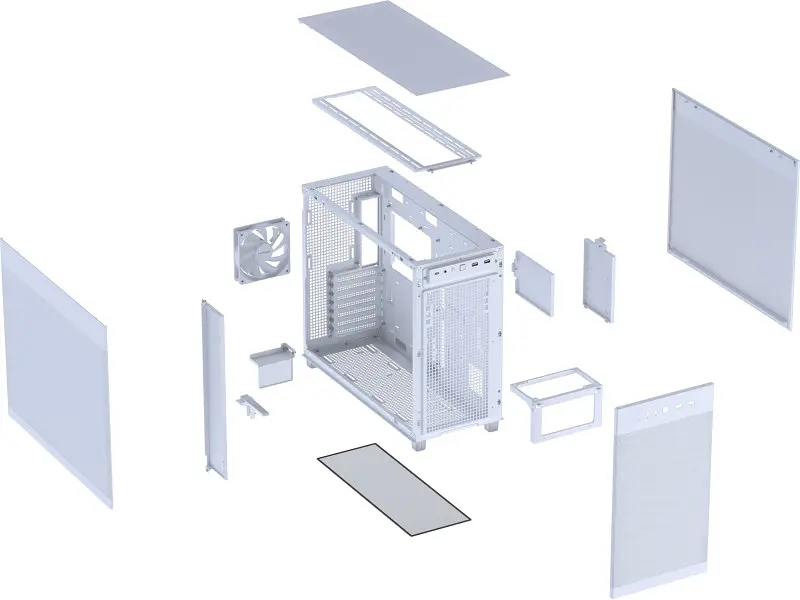 Корпус Asus Prime AP303 Mesh White (90DC00V3-B39000) - фото 9