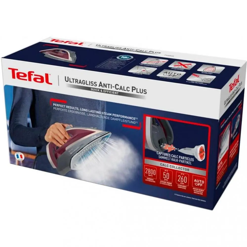Утюг с паром Tefal Ultragliss Plus FV6840 (FV6840E0) - фото 6