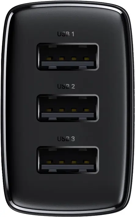Зарядний пристрій Baseus Compact Charger 3U 17W EU black (CCXJ020101) - фото 4