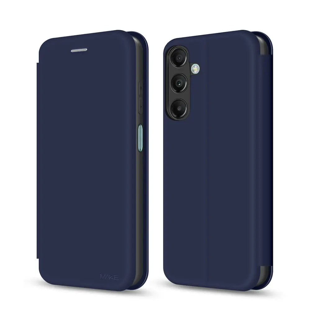 Чохол-книжка MAKE Samsung A16 Flip Dark Blue