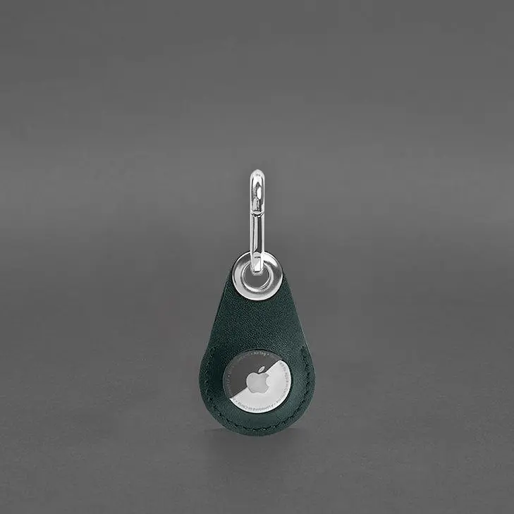 Кожаный чехол для Apple AirTag Зеленый - фото 7