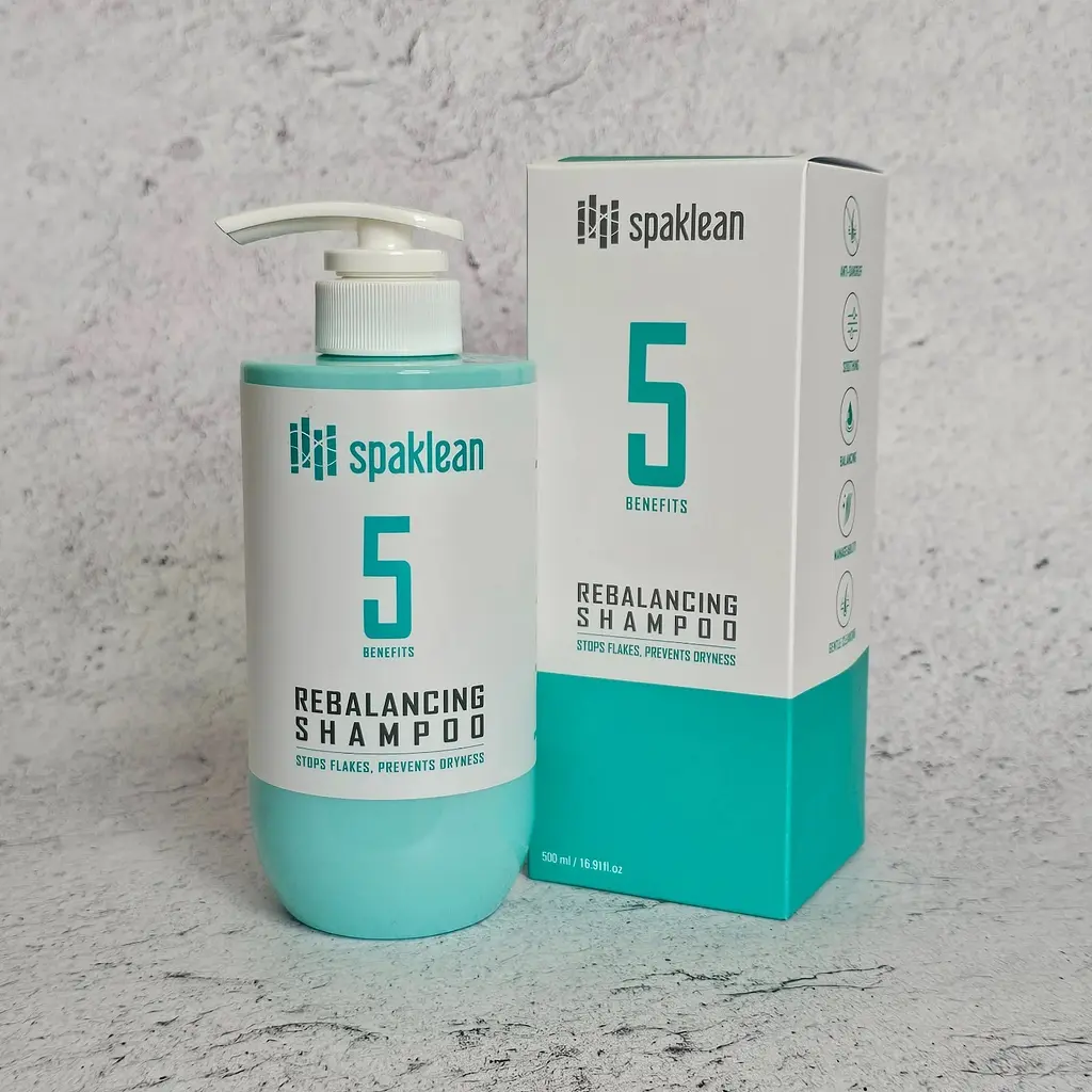 Шампунь балансирующий для профилактики выпадения волос и перхоти Amazing Collagen Rebalancing Shampoo Spaklean 500 мл - фото 2
