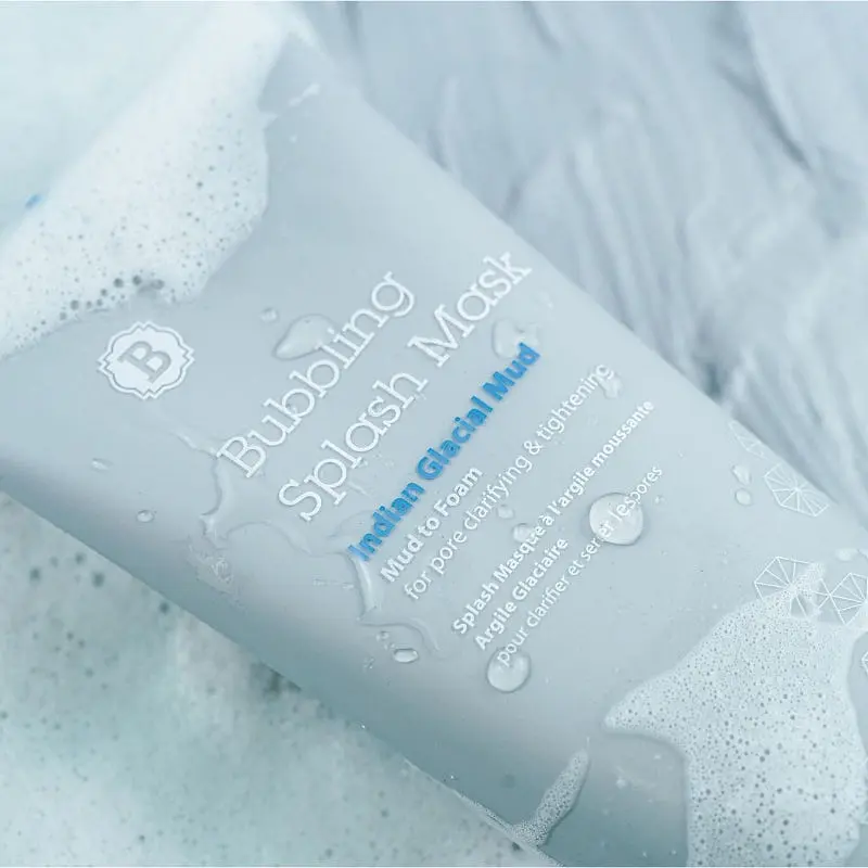 Очищающая пенка и грязевая маска 2в1 Blithe Bubbling Splash Mask Indian Glacial Mud 120 мл - фото 5