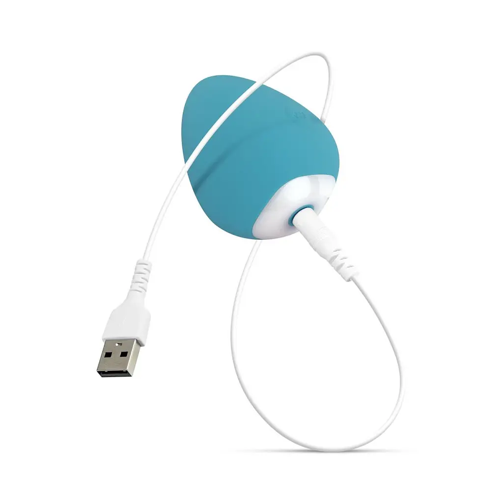 Стимулятор клитора Cala Azul - Carla I Mini 6.6 см голубой - фото 10