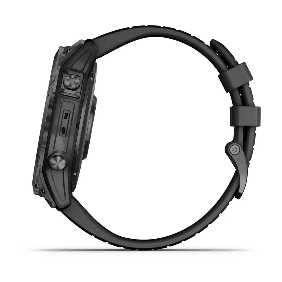 Смарт-годинник Garmin Fenix 7X Pro Sapphire Solar Edition Carbon Gray DLC Titanium with Black Band [010-02778-10] [86520] - фото 6
