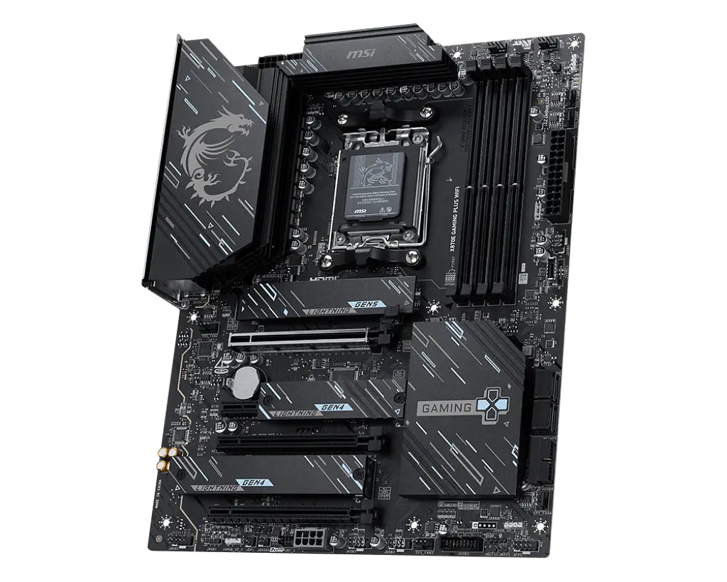 Материнська плата MSI X870E Gaming Plus Wi-Fi Socket AM5 (X870E GAMING PLUS WIFI) - фото 2