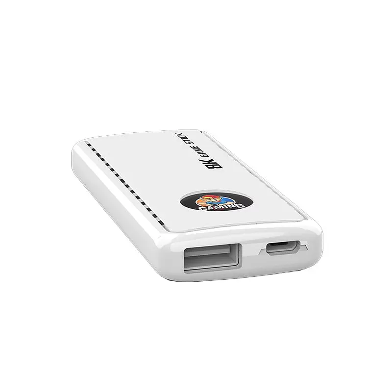 Ігрова консоль біла Data Frog X6 H133 Game Stick 64GB приставка гейм стік +39800 ігор - фото 5