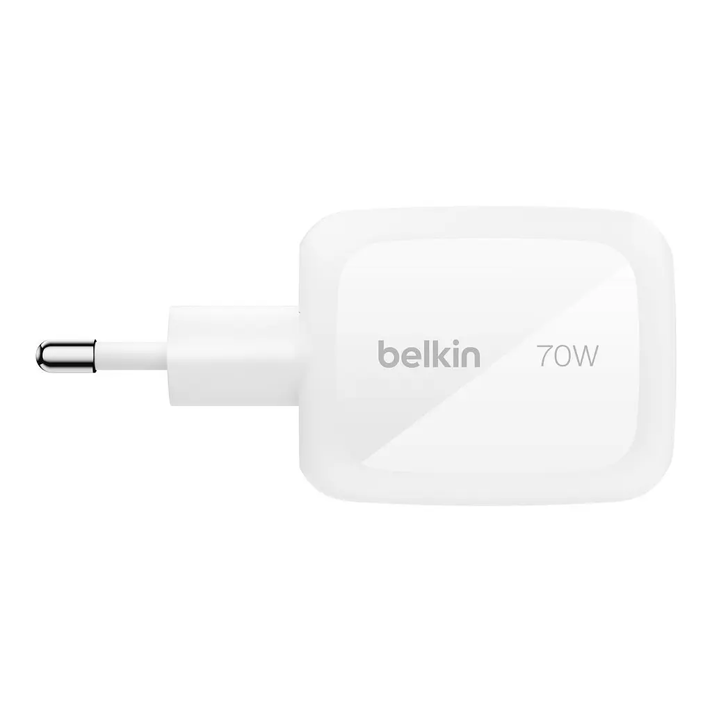 Мережевий зарядний пристрій 2×USB-C + USB-A GaN PD PPS Belkin BoostCharge Pro 70 W White - фото 7