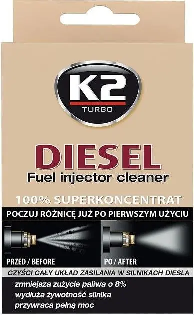 Очисник форсунок для дизельних двигунів K2 TURBO DIESEL 50 мл (ET3121) - фото 6