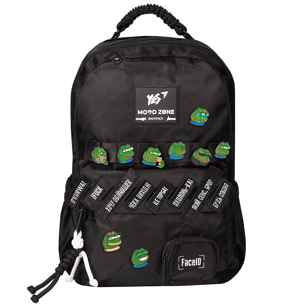 Рюкзак YES T-51 Emotions Black 45х30х15 см Чорний (559628)
