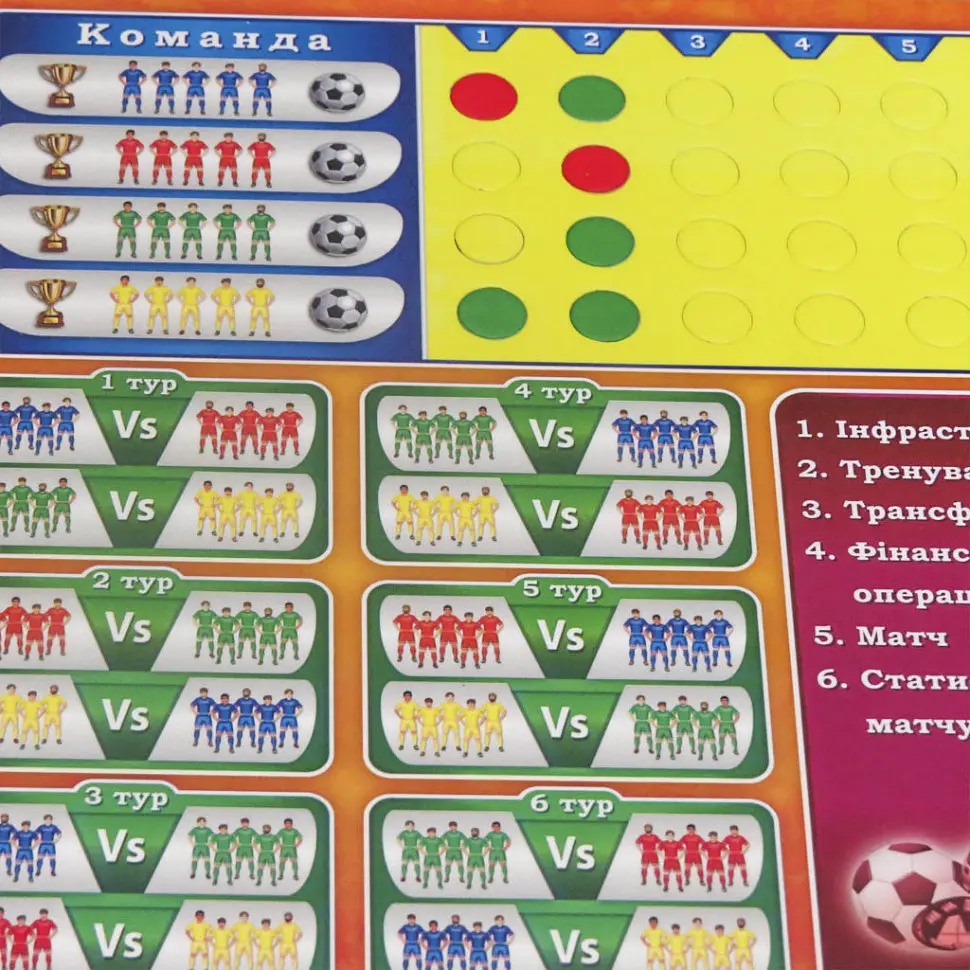 Настільна гра Artos Games Футбольний клуб 100 карток футболістів (0963) - фото 9